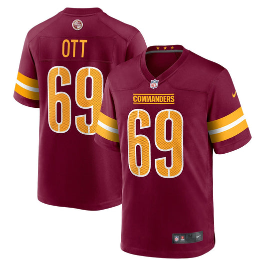 Washington Commanders Tyler Ott Burgundy Game Jersey