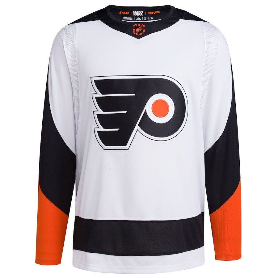 Men's Philadelphia Flyers  White Reverse Retro 2.0 Authentic Blank Jersey