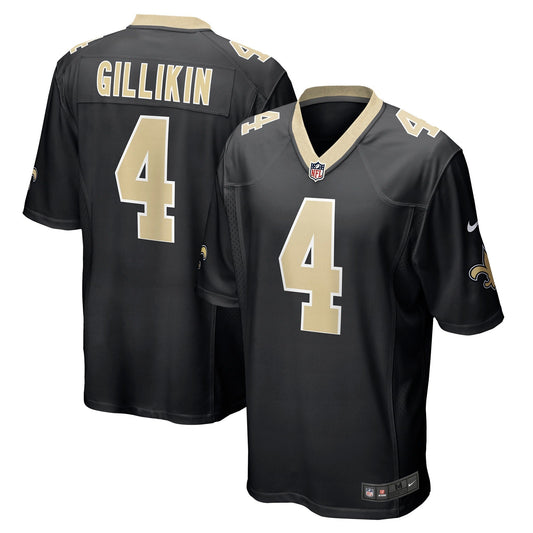 Blake Gilikin New Orleans Saints  Game   Jersey - Black