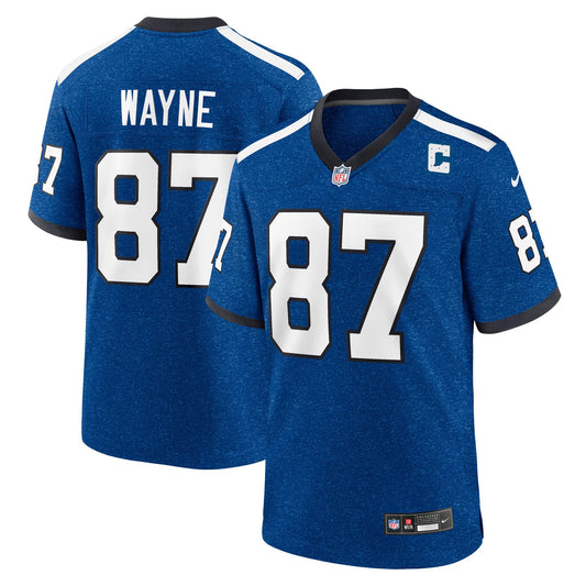 Indianapolis Colts Reggie Wayne Blue Retired Player Alternate Game Jersey