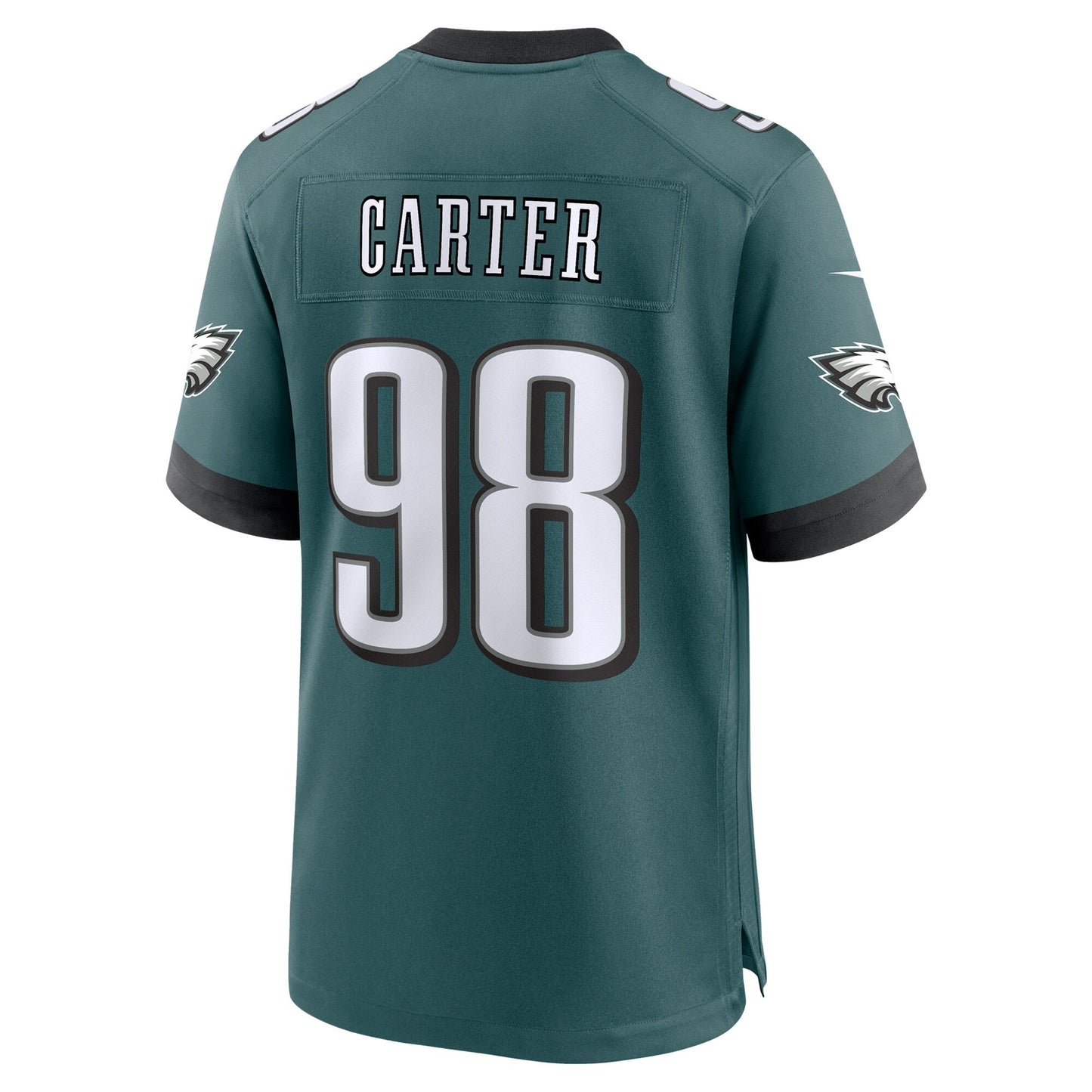 Jalen Carter Philadelphia Eagles  Team Game Jersey - Midnight Green