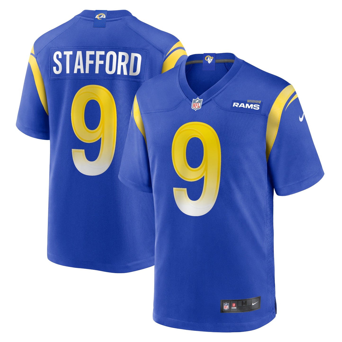 Los Angeles Rams Matthew Stafford Royal Player Game Jersey