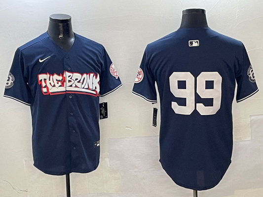 Men's New York Yankees Aaron Judge Navy Replica Player Name Jersey
