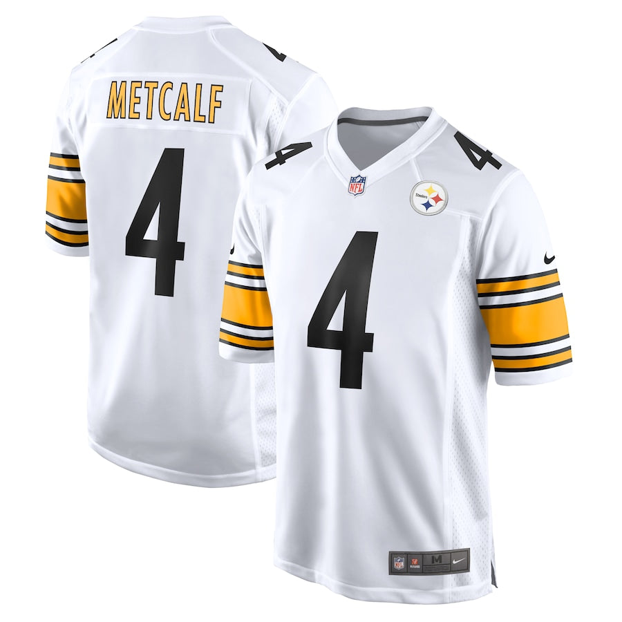 Men's Pittsburgh Steelers DK Metcalf  Black Game Player Jersey