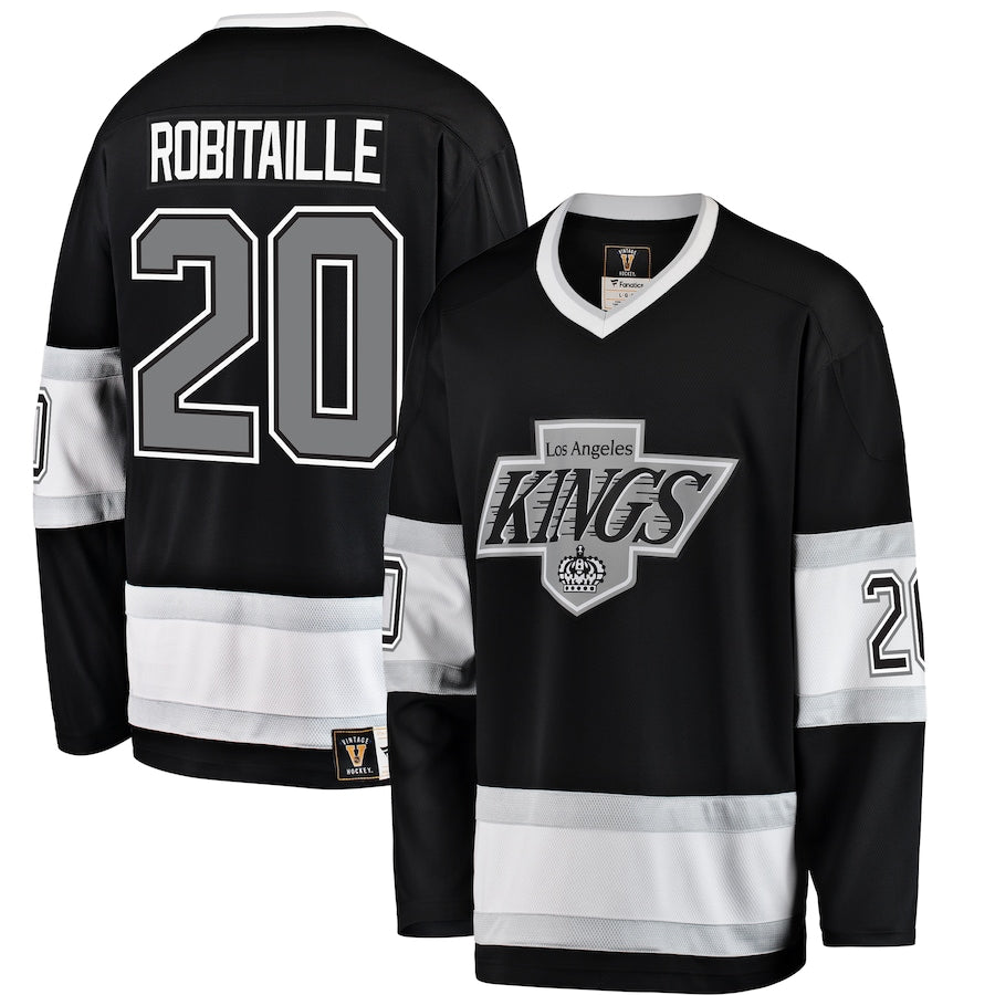 Luc Robitaille Los Angeles Kings Premier Breakaway Retired  Jersey - Black