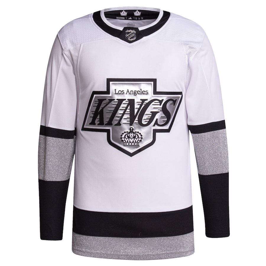 Custom Los Angeles Kings Men's 2021/22 Alternate Primegreen Jersey - White