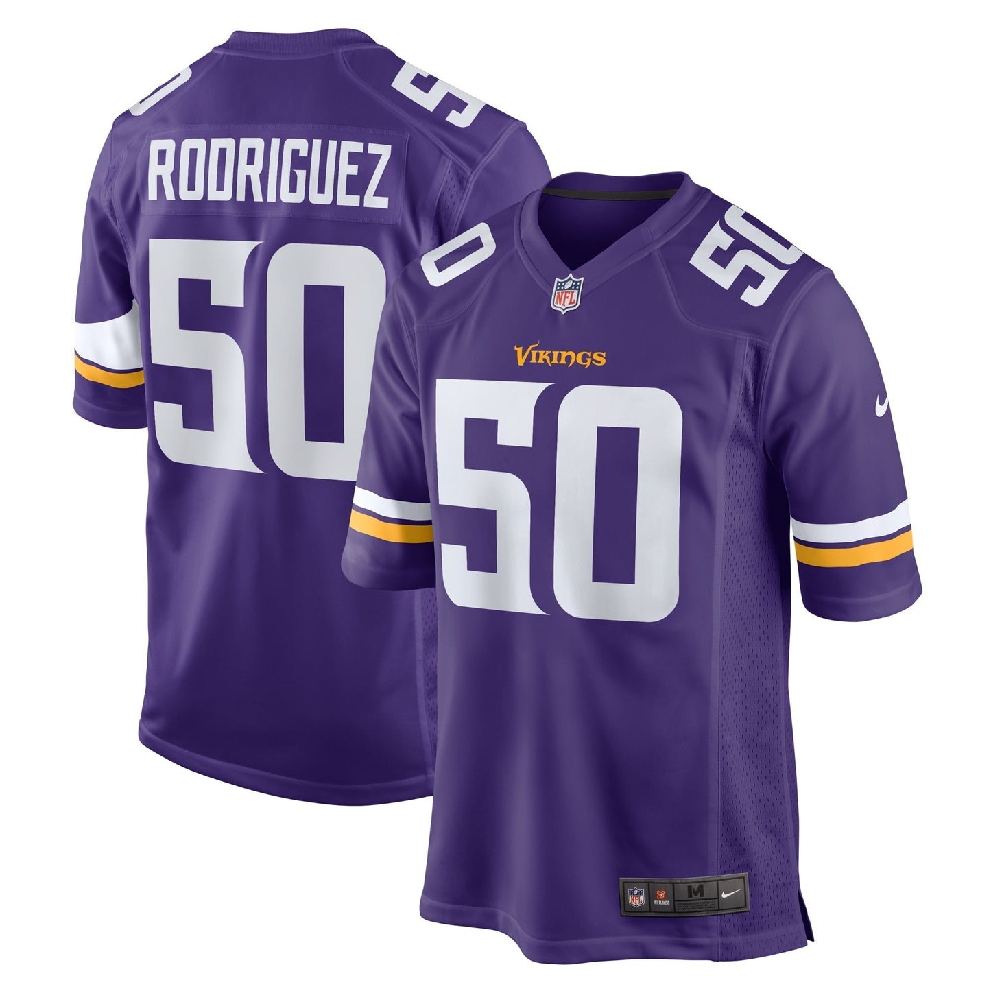 Levi Drake Rodriguez Minnesota Vikings  Game Jersey -  Purple