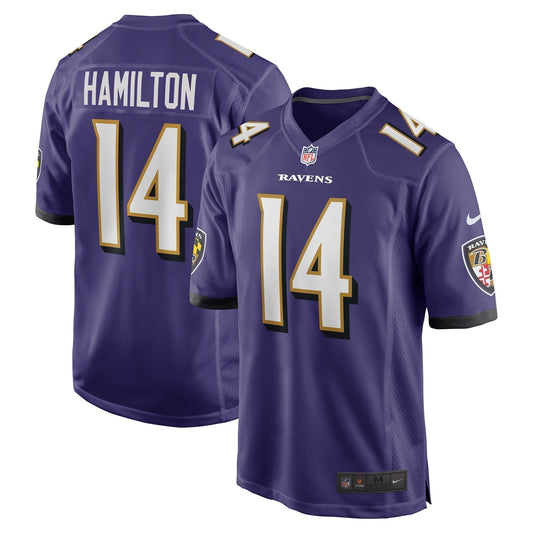 Kyle Hamilton Baltimore Ravens    Game Jersey - Purple