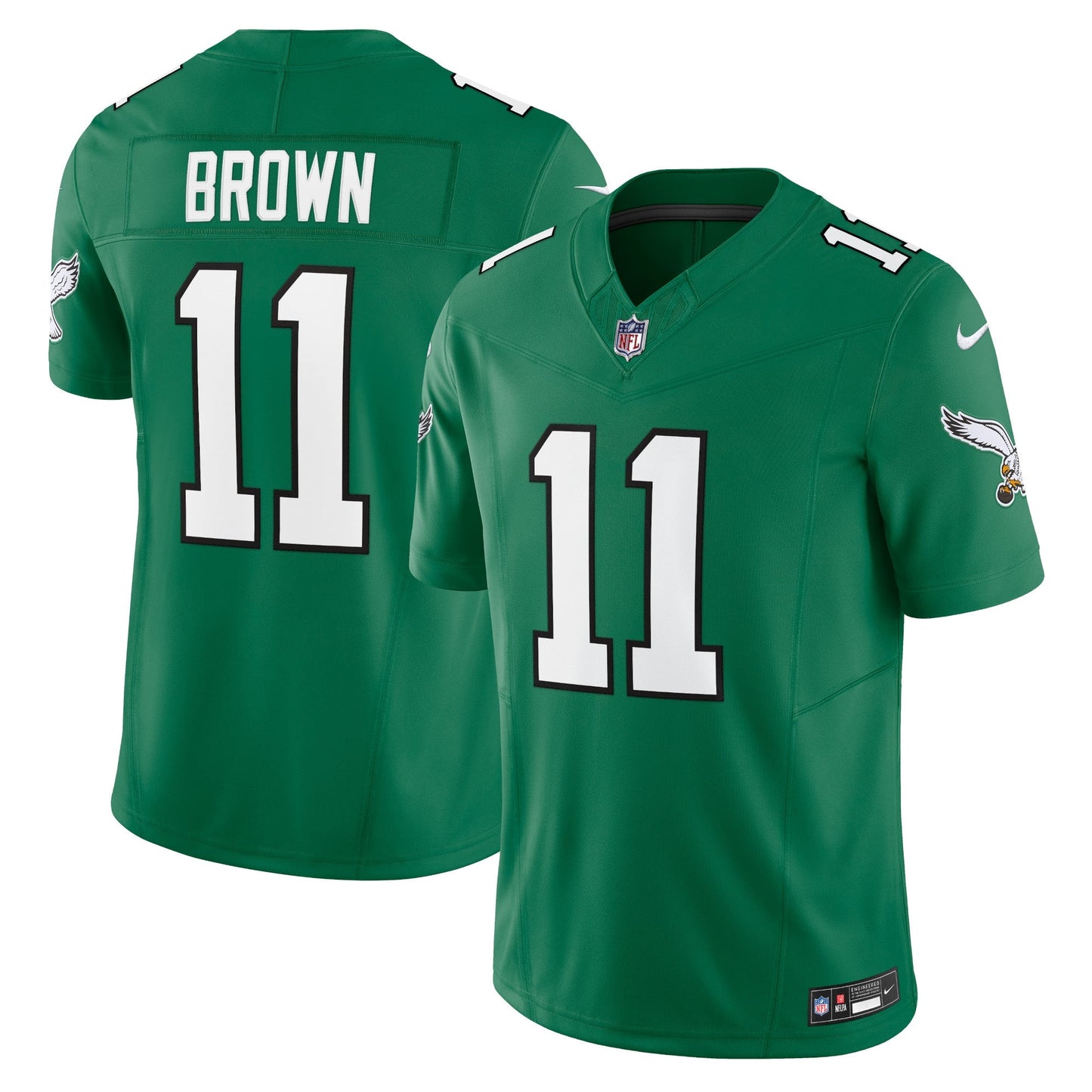 Philadelphia Eagles 11# A.J. Brown  Vapor F.U.S.E. Limited Jersey