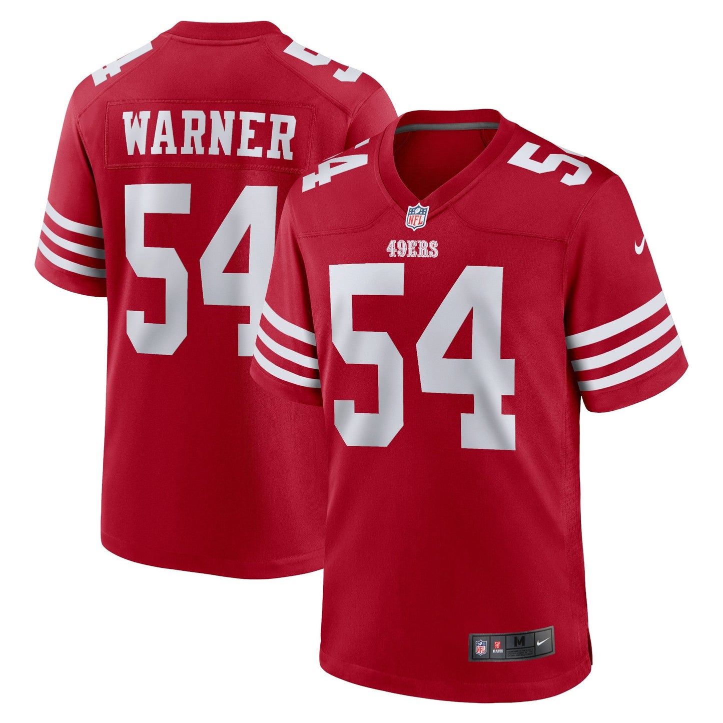 Fred Warner San Francisco 49ers    Game Jersey - Scarlet