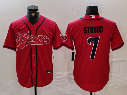 Men's Houston Texans C.J. Stroud Red Game Player Jersey