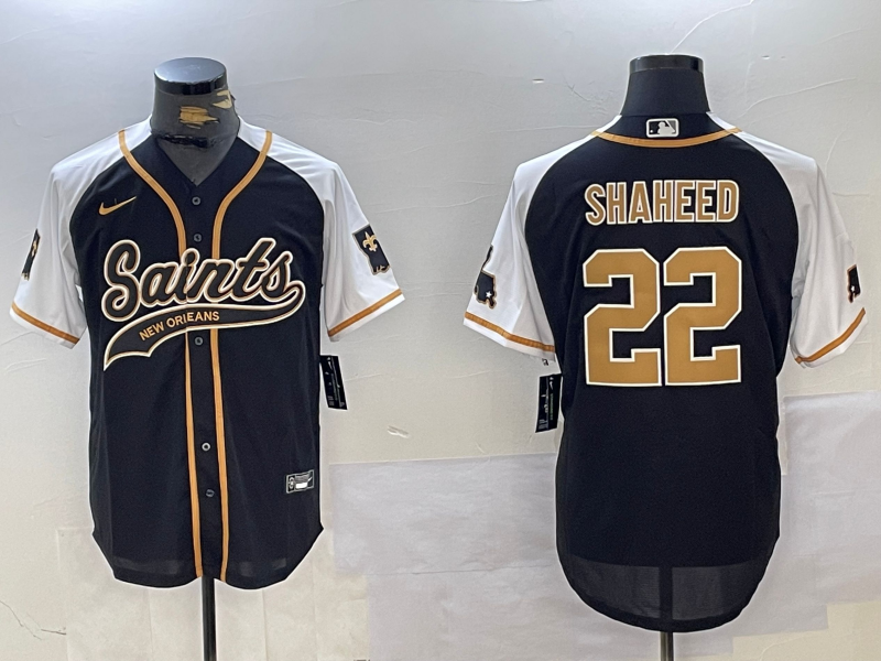 Men's New Orleans Saints Rashid Shaheed Black Legacy Replica Jersey
