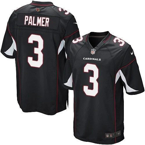 Carson Palmer  Elite Stitched Alternate Jersey (black)