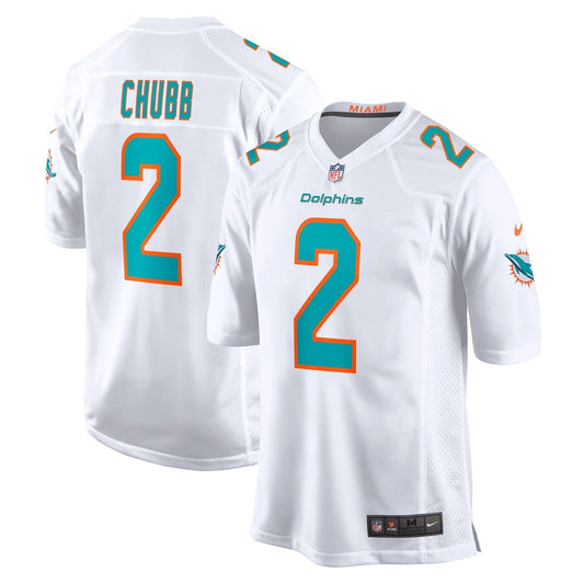 Bradley Chubb Miami Dolphins  Game   Jersey - White