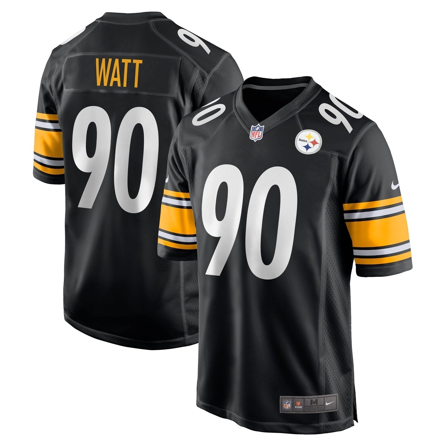 T.J. Watt Pittsburgh Steelers  Game Jersey - Black