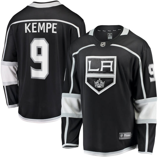 Adrian Kempe Los Angeles Kings Home Premier Breakaway Jersey - Black