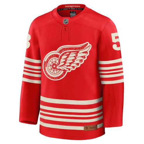 Moritz Seider Detroit Red Wings Fanatics Centennial Jersey