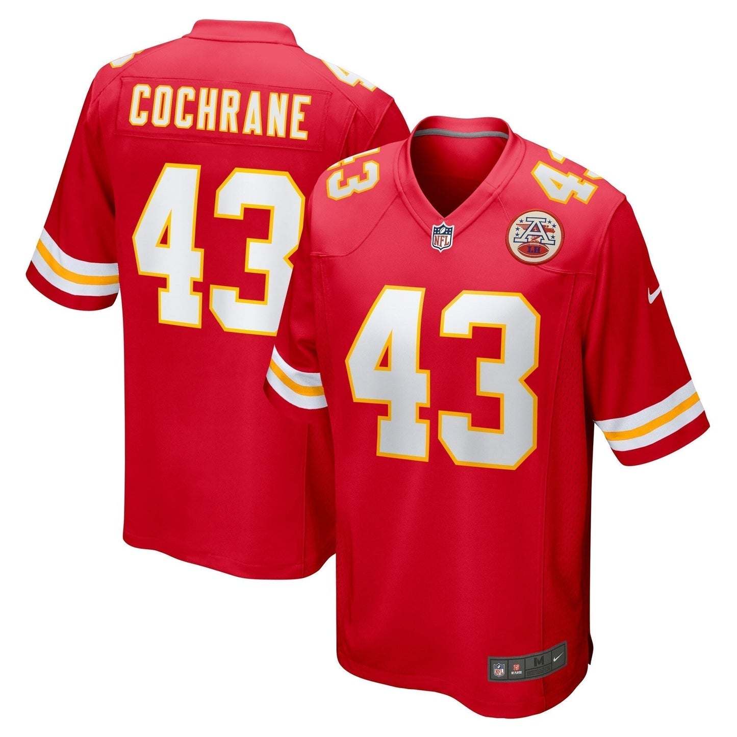 Jack Cochrane Kansas City Chiefs  Game   Jersey - Red
