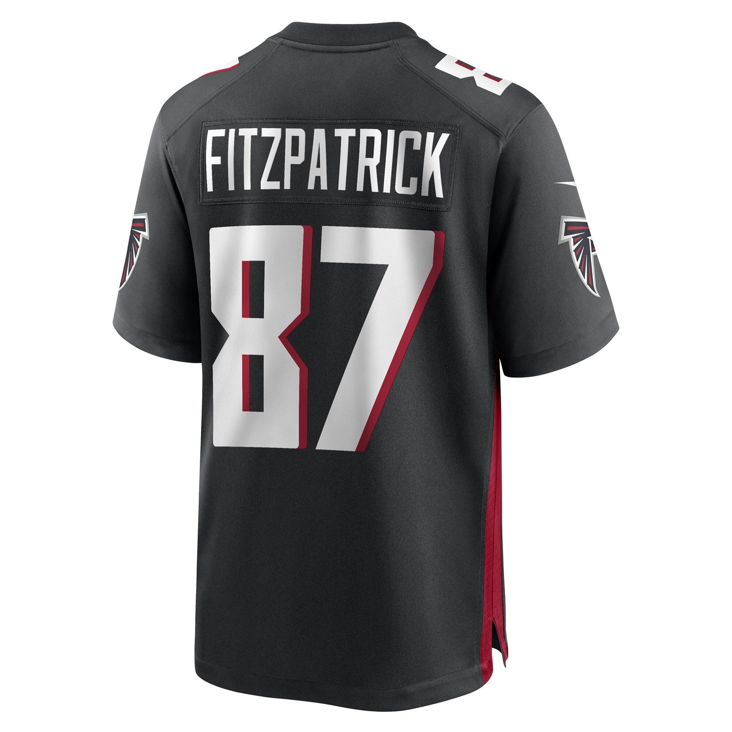 John FitzPatrick Atlanta Falcons  Game   Jersey - Black