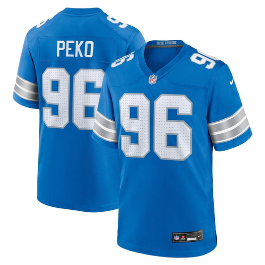 Kyle Peko Detroit Lions  Game Jersey -  Blue