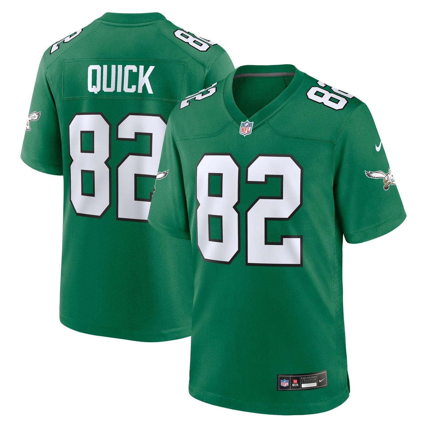Mike Quick Philadelphia Eagles  Alternate Game Jersey - Kelly Green