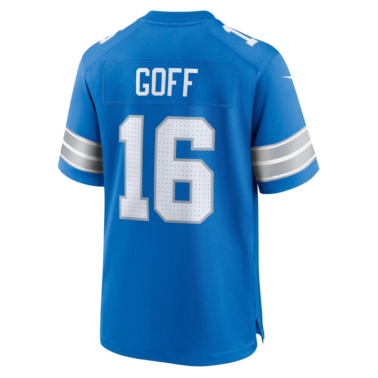 Jared Goff Detroit Lions  Game Jersey - Blue
