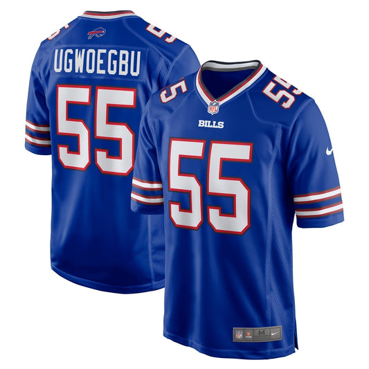 David Ugwoegbu Buffalo Bills  Game Jersey -  Royal