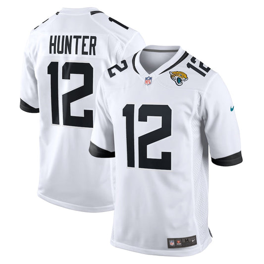 Jacksonville Jaguars Travis Hunter  White 2025 NFL Draft First Round Pick Game Player Jersey