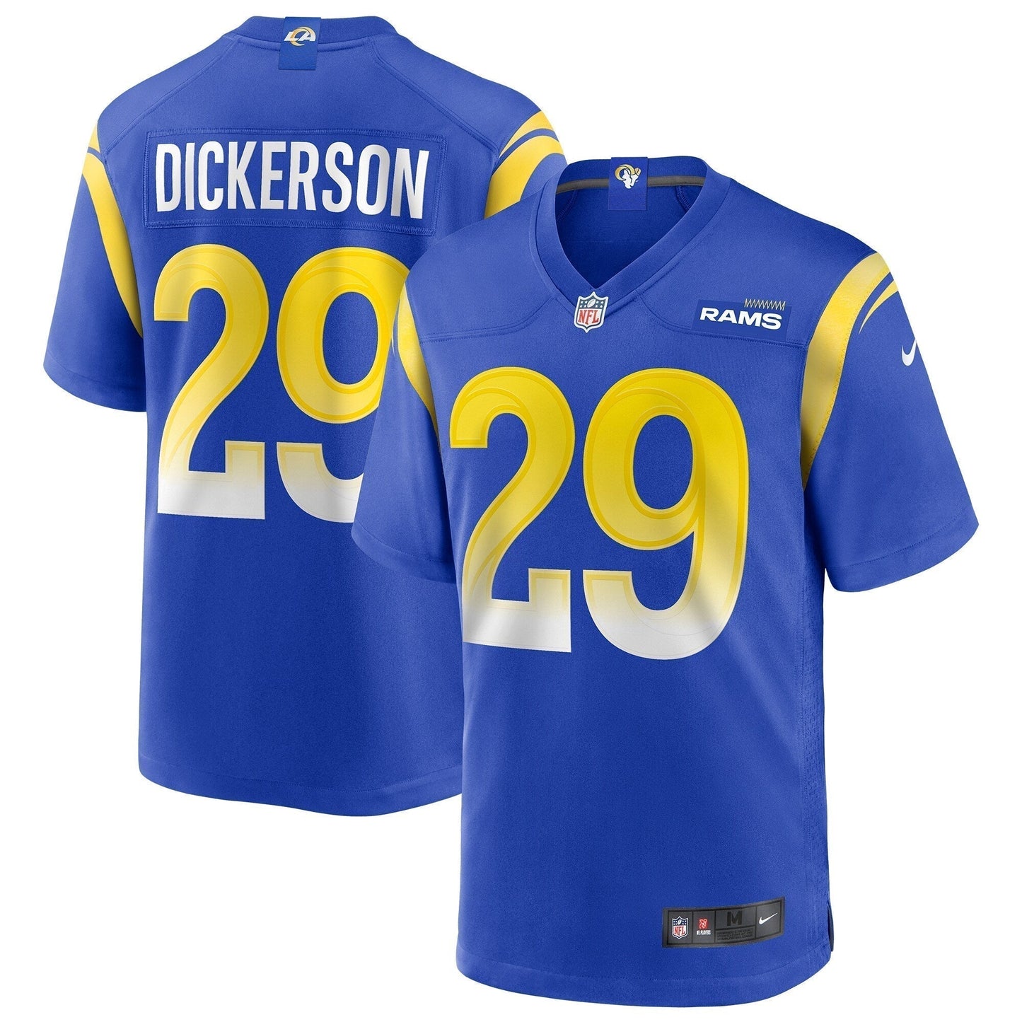 Eric Dickerson Los Angeles Rams  Game Retired   Jersey - Royal