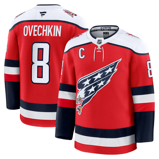 Men's Washington Capitals Alexander Ovechkin Fanatics Red Alternate Premium Player Jersey