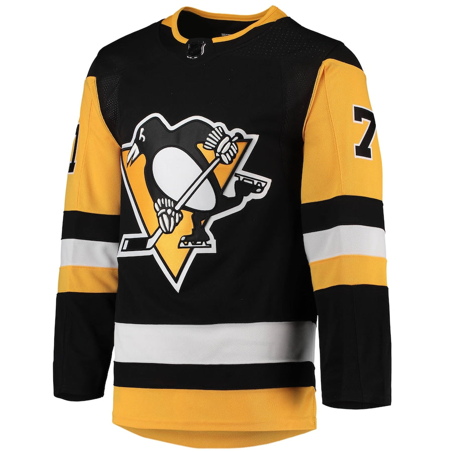Men's Pittsburgh Penguins Evgeni Malkin  Black Home Primegreen Authentic Player Jersey