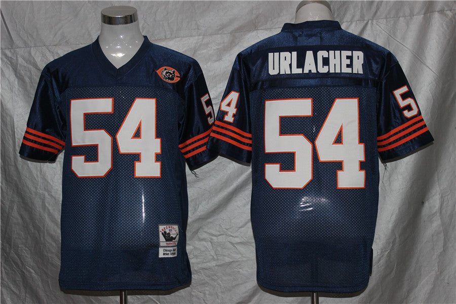 Men's Chicago Bears Brian Urlacher  Navy Legacy Replica Jersey1