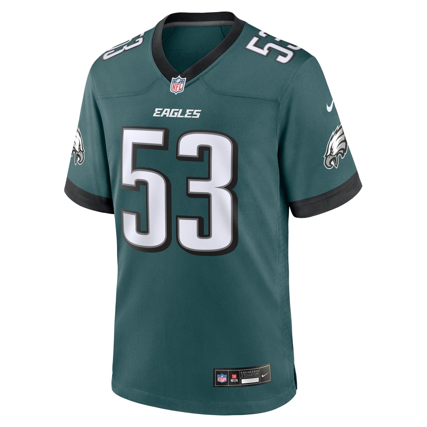 Zach Baun Philadelphia Eagles   Game Jersey - Midnight Green