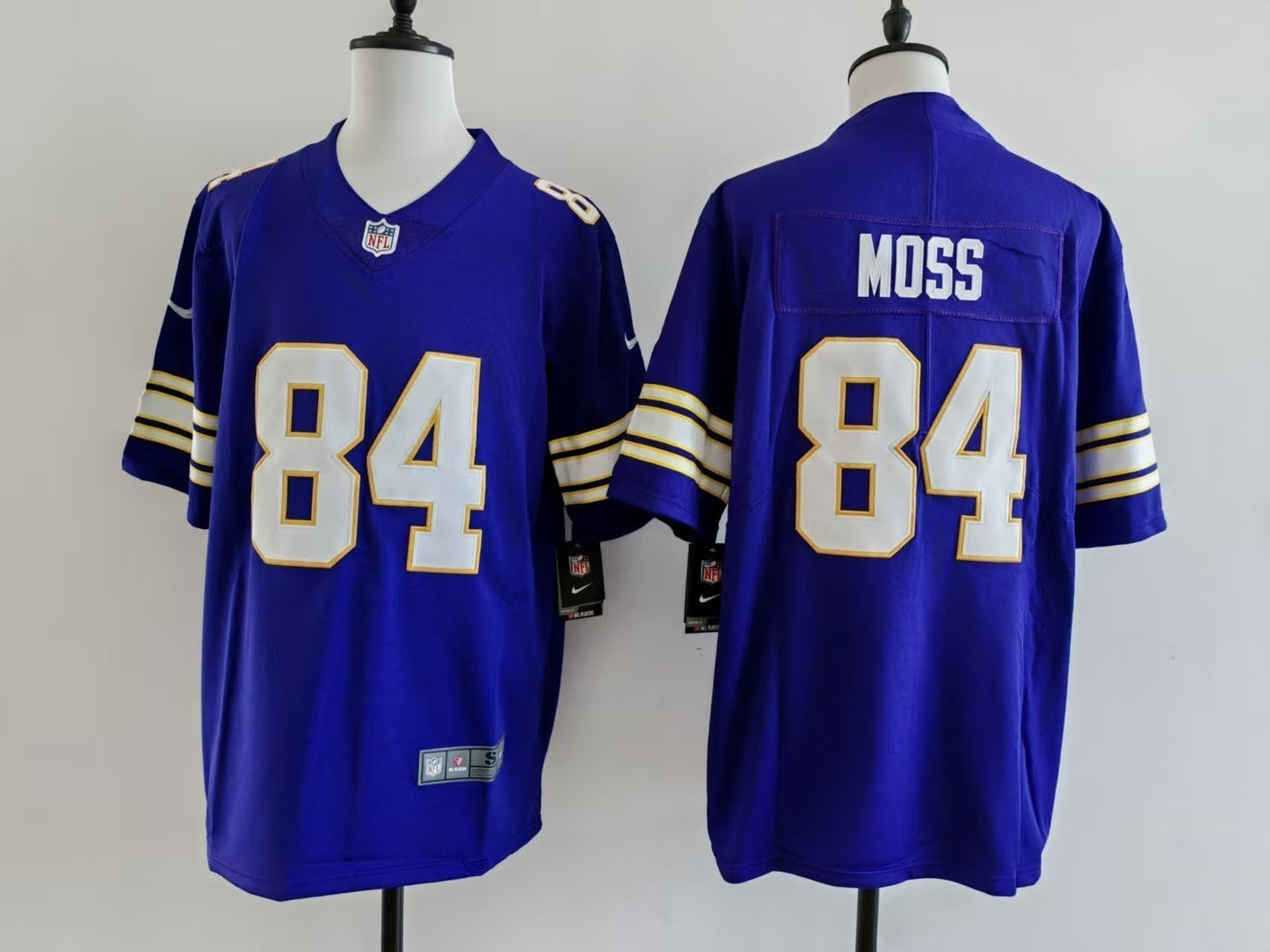 Men's Minnesota Vikings Randy Moss  Jersey -  Retro Purple