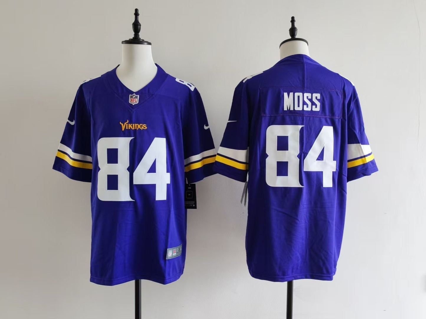 Men's Minnesota Vikings Randy Moss  Jersey -  Purple#84