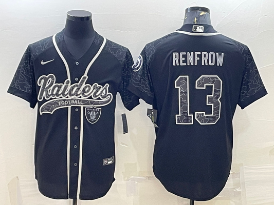 Men's Las Vegas Raiders Hunter Renfrow Black RFLCTV Limited Jersey Joint Edition