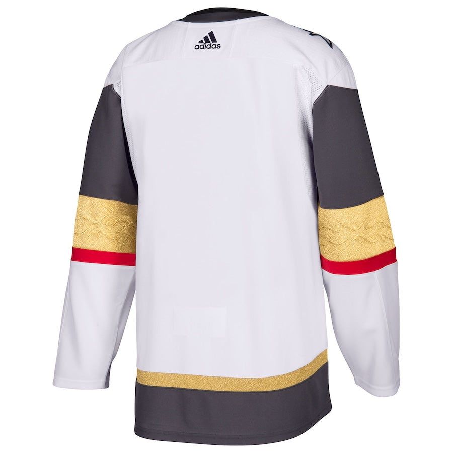 Custom Men's Vegas Golden Knights  White Away Blank Jersey