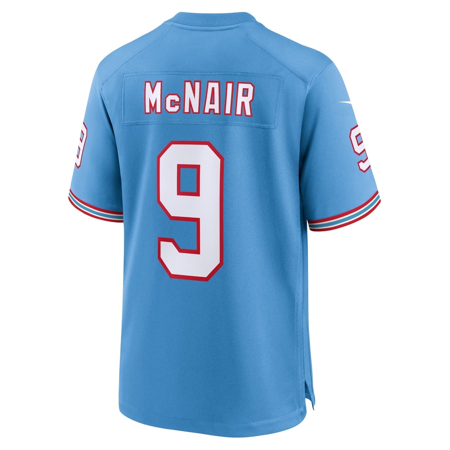Steve McNair Tennessee Titans  Oilers Throwback Retired   Game Jersey - Light Blue