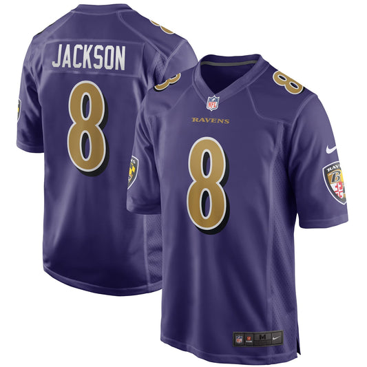 Baltimore Ravens Lamar Jackson Purple Alternate Game Jersey
