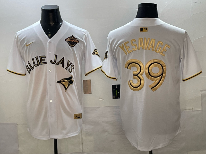 Men's Toronto Blue Jays Trey Yesavage #39 White Player Jersey
