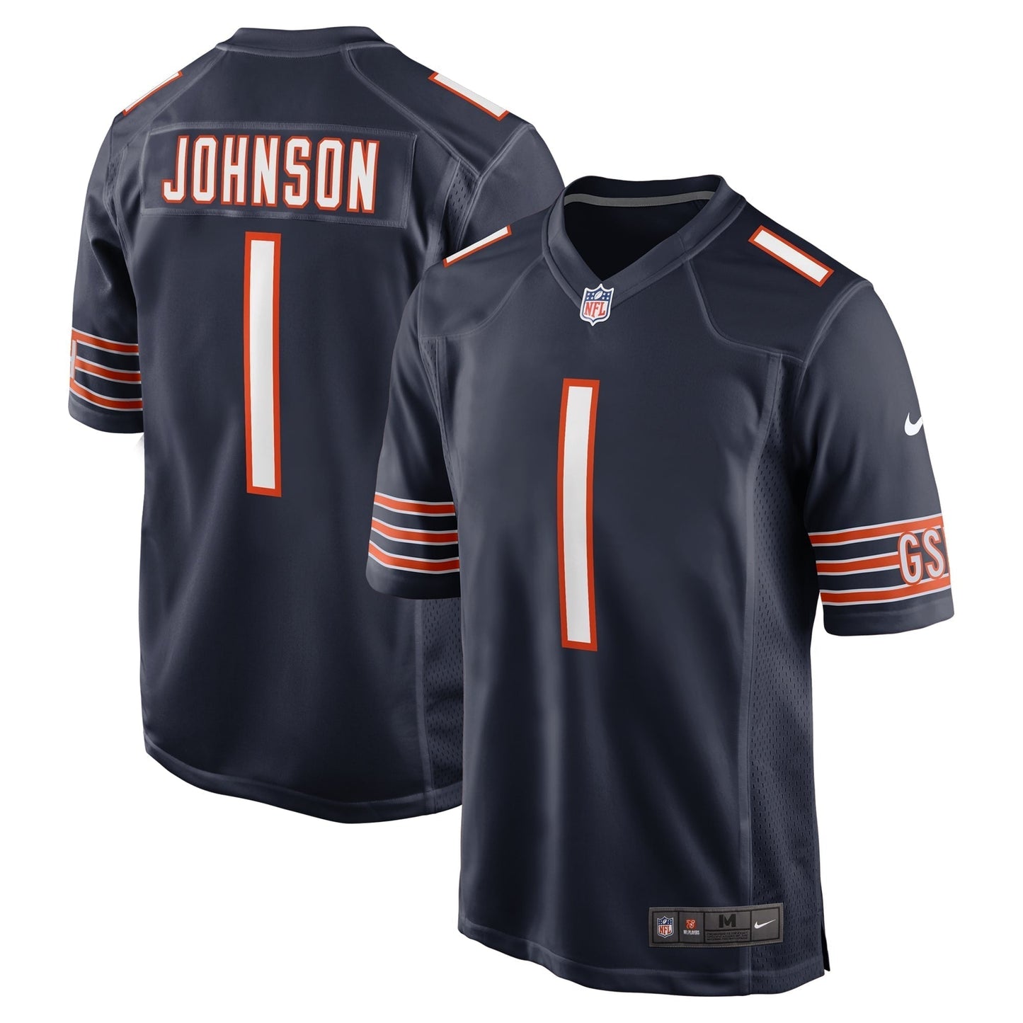 Jaylon Johnson Chicago Bears   Game Jersey -  Navy