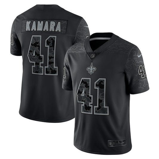 Alvin Kamara New Orleans Saints  RFLCTV Limited Jersey - Black