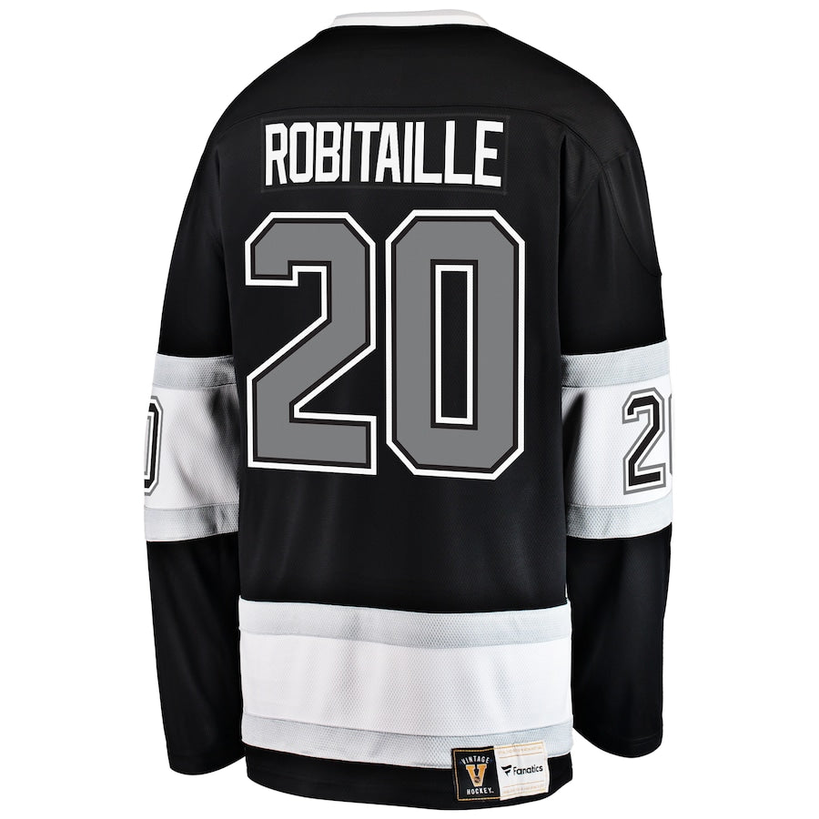 Luc Robitaille Los Angeles Kings Premier Breakaway Retired  Jersey - Black