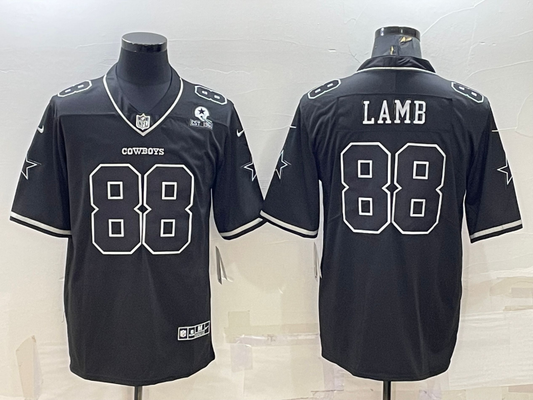 Men's Dallas Cowboys CeeDee Lamb Black Alternate Team Game Jersey