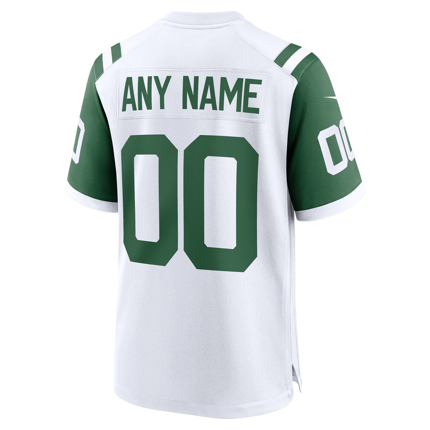New York Jets  Classic Alternate Custom Replica Jersey - White