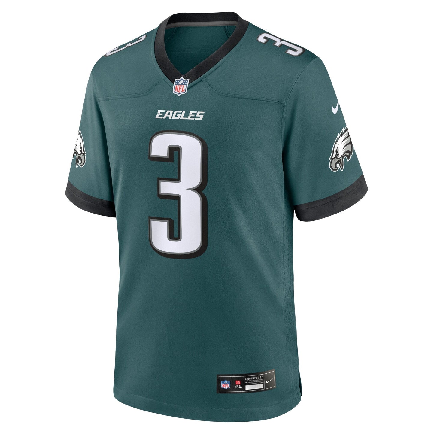 Nolan Smith Philadelphia Eagles  Team Game Jersey - Midnight Green