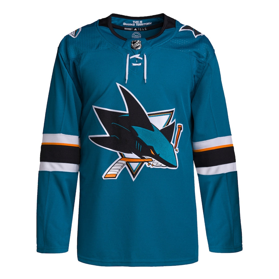 Men's San Jose Sharks  Teal 2021/22 Home Primegreen Authentic Jersey