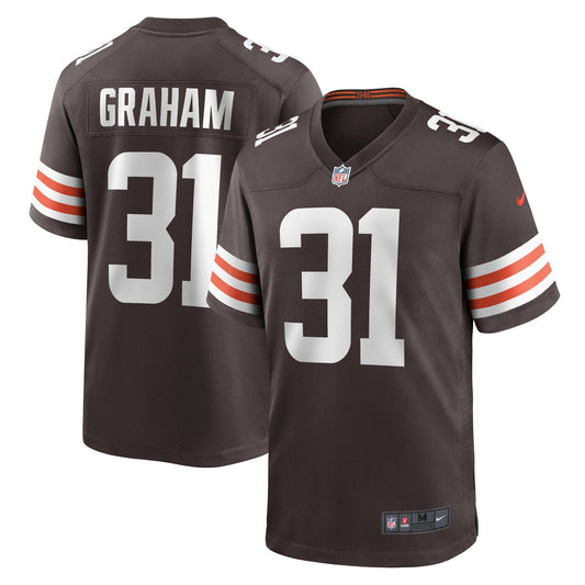 Thomas Graham Jr. Cleveland Browns  Team Game Jersey -  Brown