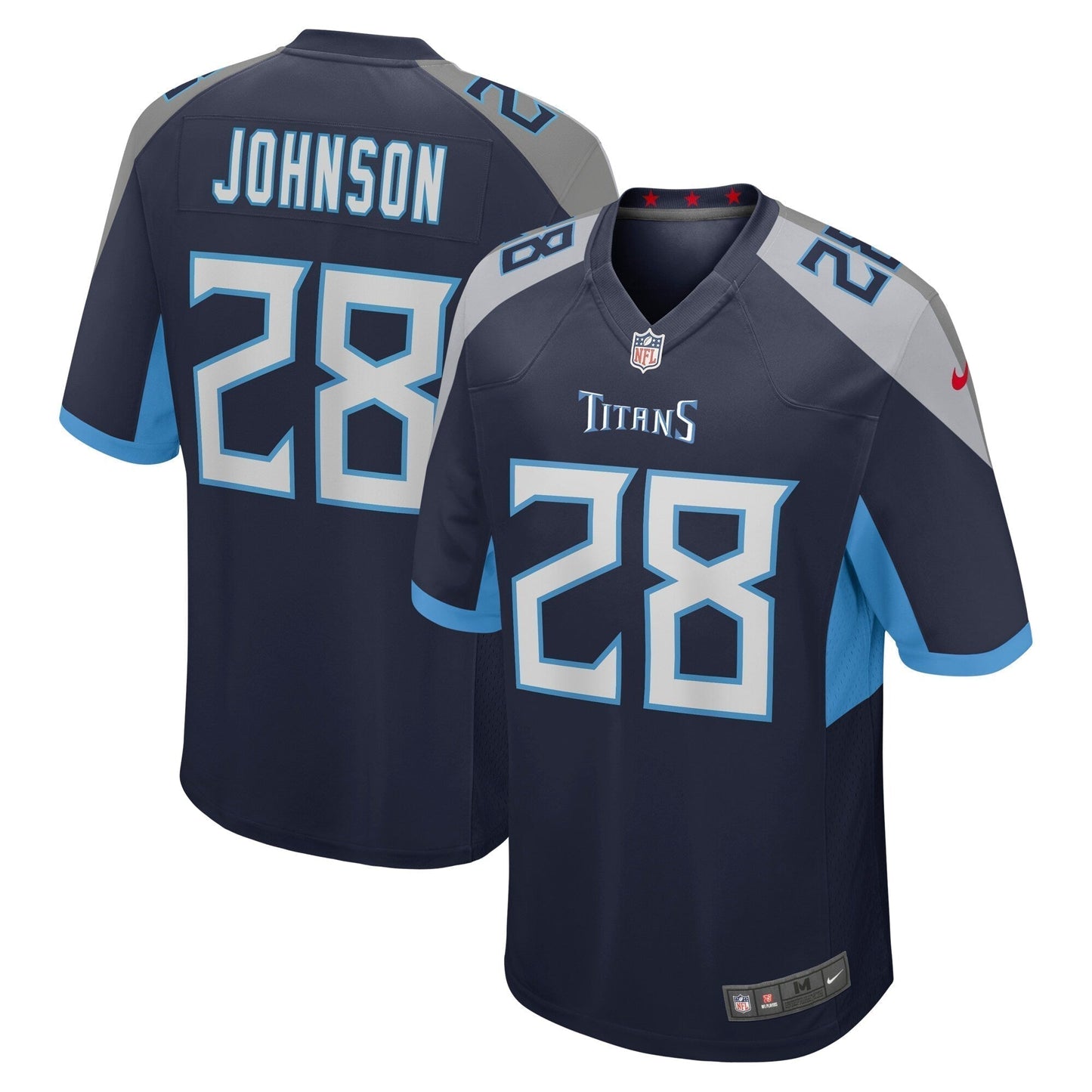 Chris Johnson Tennessee Titans  Retired   Game Jersey - Navy