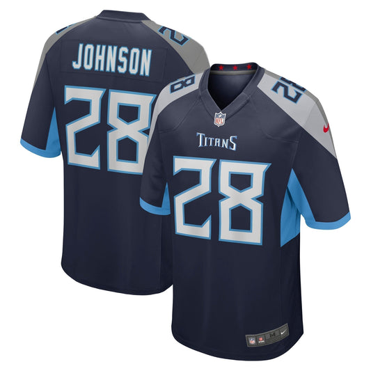 Chris Johnson Tennessee Titans  Retired   Game Jersey - Navy